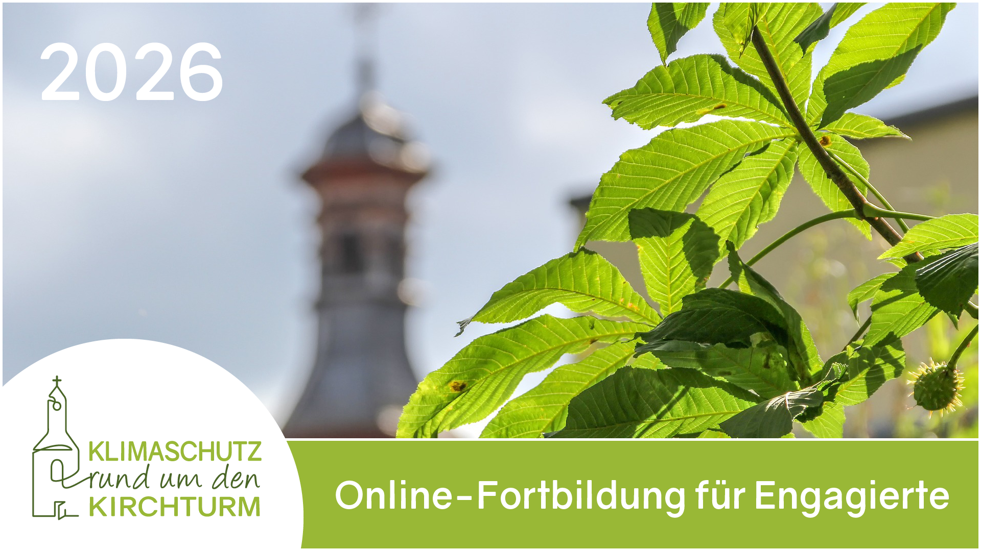 Online-Fortbildung Klimaschutz rund um den Kirchturm 2026