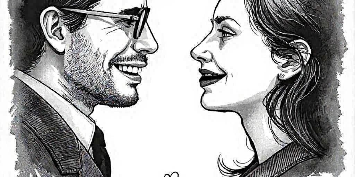 Paar miteinander sprechend