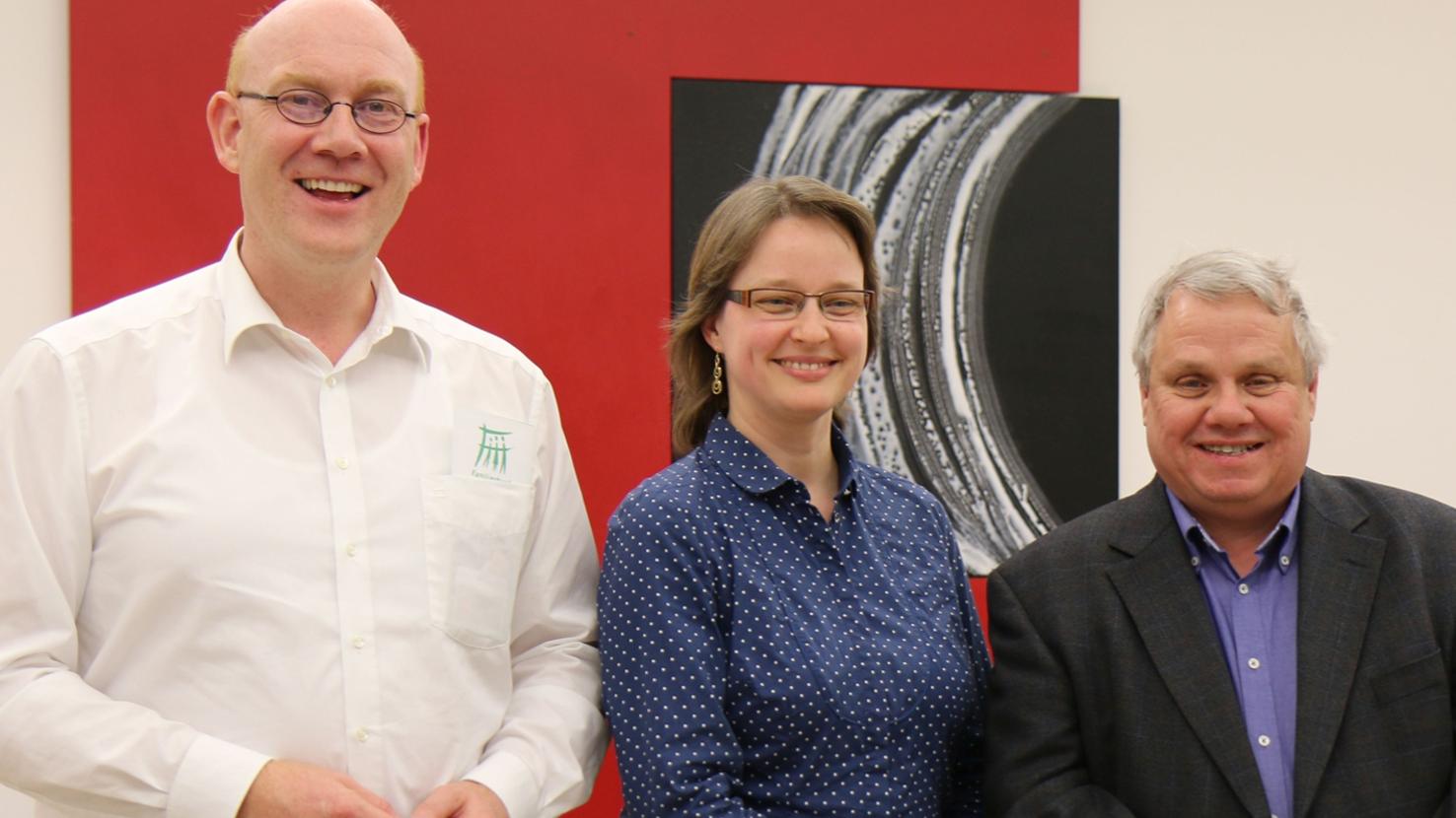 Der neue Vorstand des Familienbundes Aachen (von links nach rechts): Peter Witte (Vorsitzender), Diana Emmelheinz (Geschäftsführerin), Altfrid Spinrath (Stellvertretender Vorsitzender)