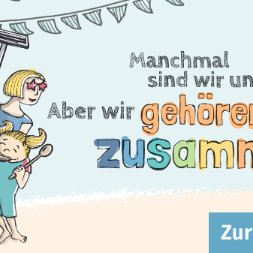 Familien feiern Demokratie
