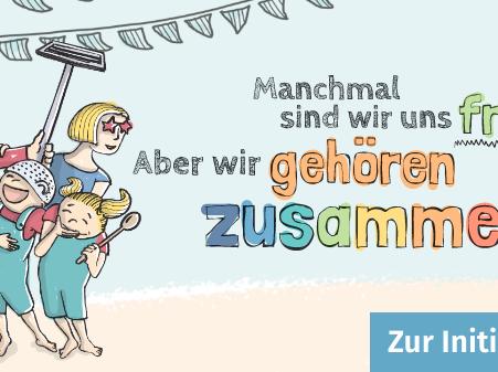 Familien feiern Demokratie