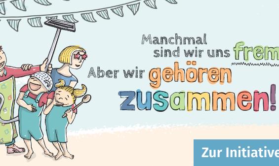 Familien feiern Demokratie