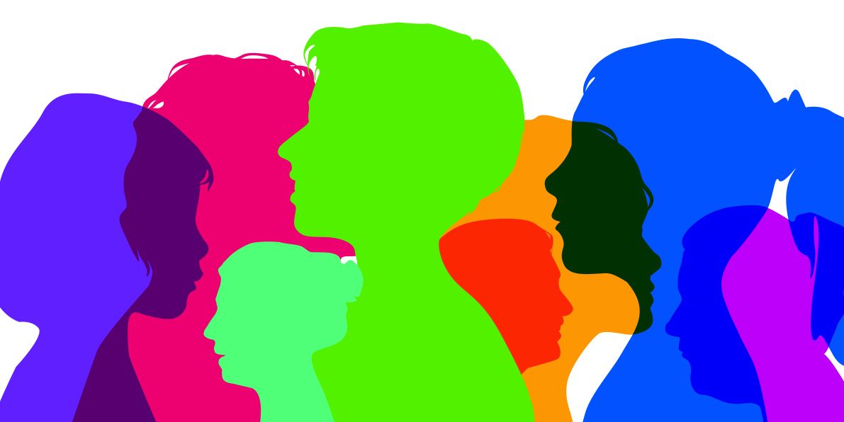 Silhouettes Profils Femme