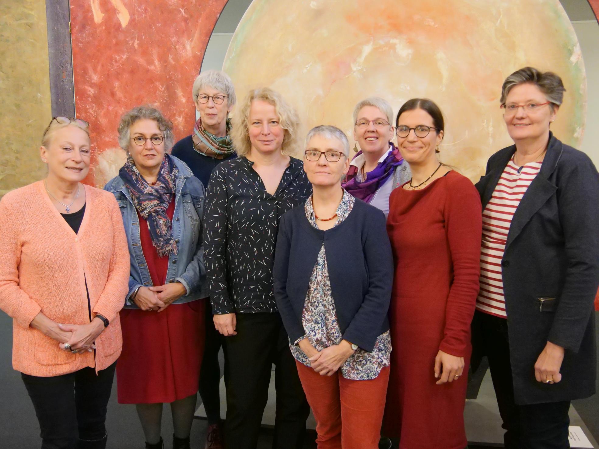 Stefanie Müller, Astrid Sistig, Annette Lenders, Dr. Aurica Jax, Irmgard Zielenbach, Gunda Hagens, Dr. Annette Jantzen, Ingrid Scholz