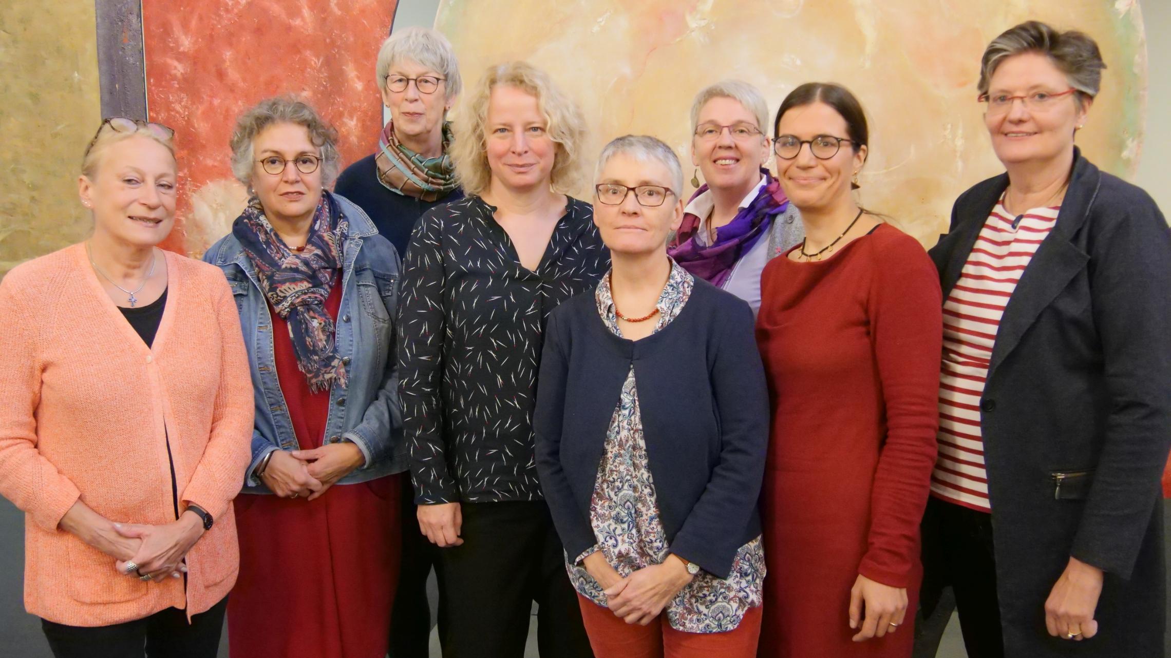 Stefanie Müller, Astrid Sistig, Annette Lenders, Dr. Aurica Jax, Irmgard Zielenbach, Gunda Hagens, Dr. Annette Jantzen, Ingrid Scholz