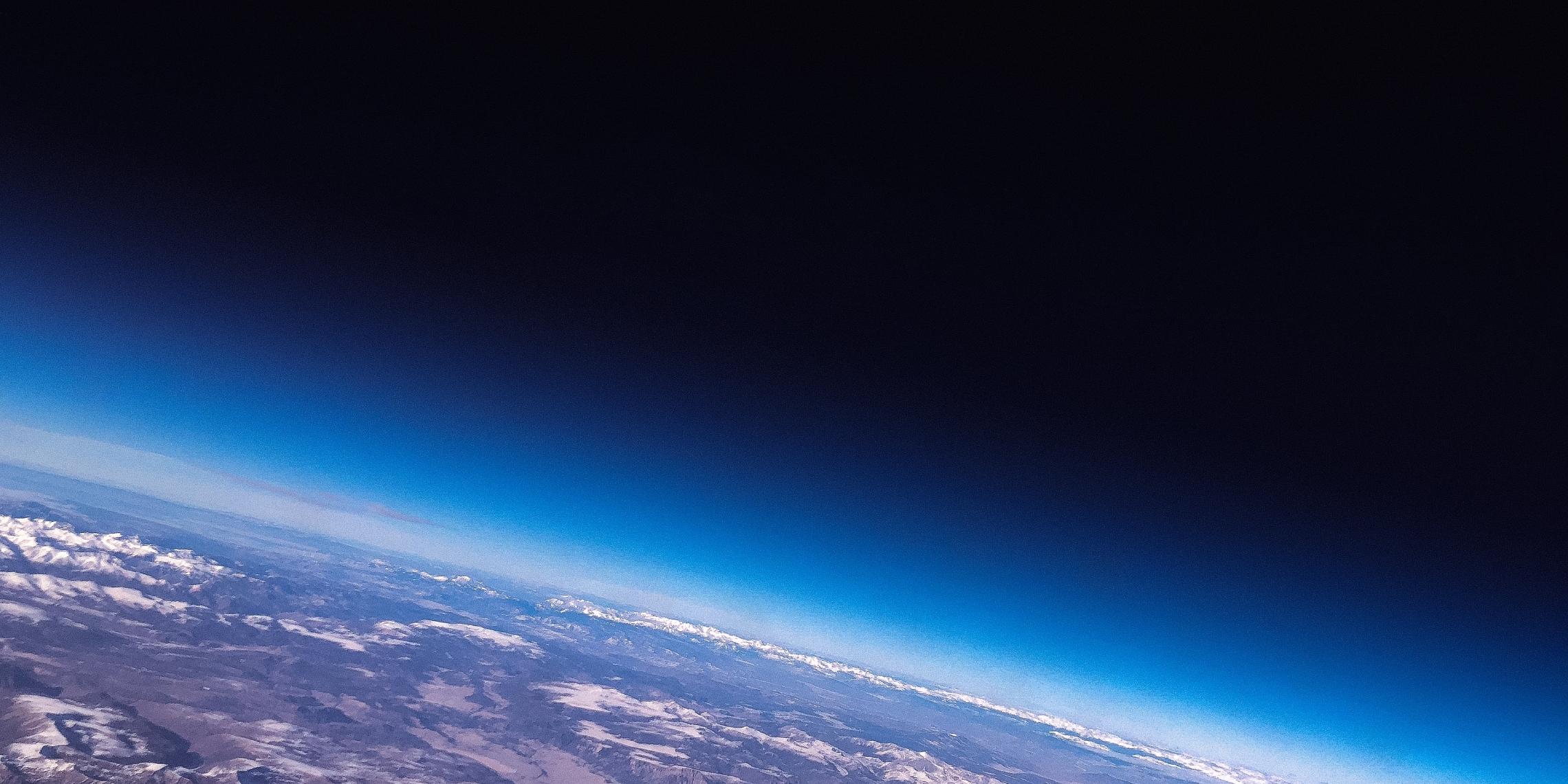 Blick auf die Erde