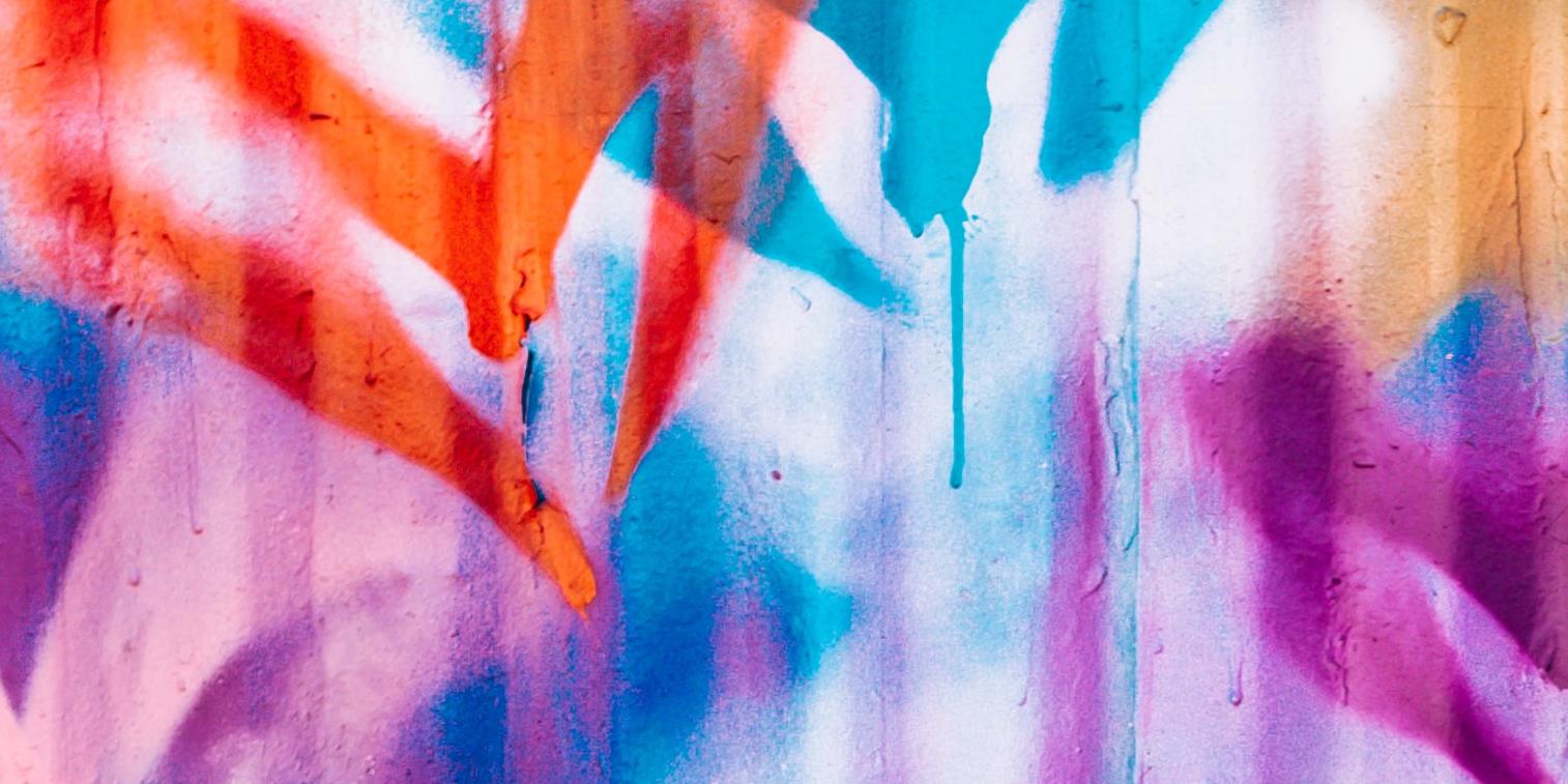 Bunte Wand, Ausschnitt