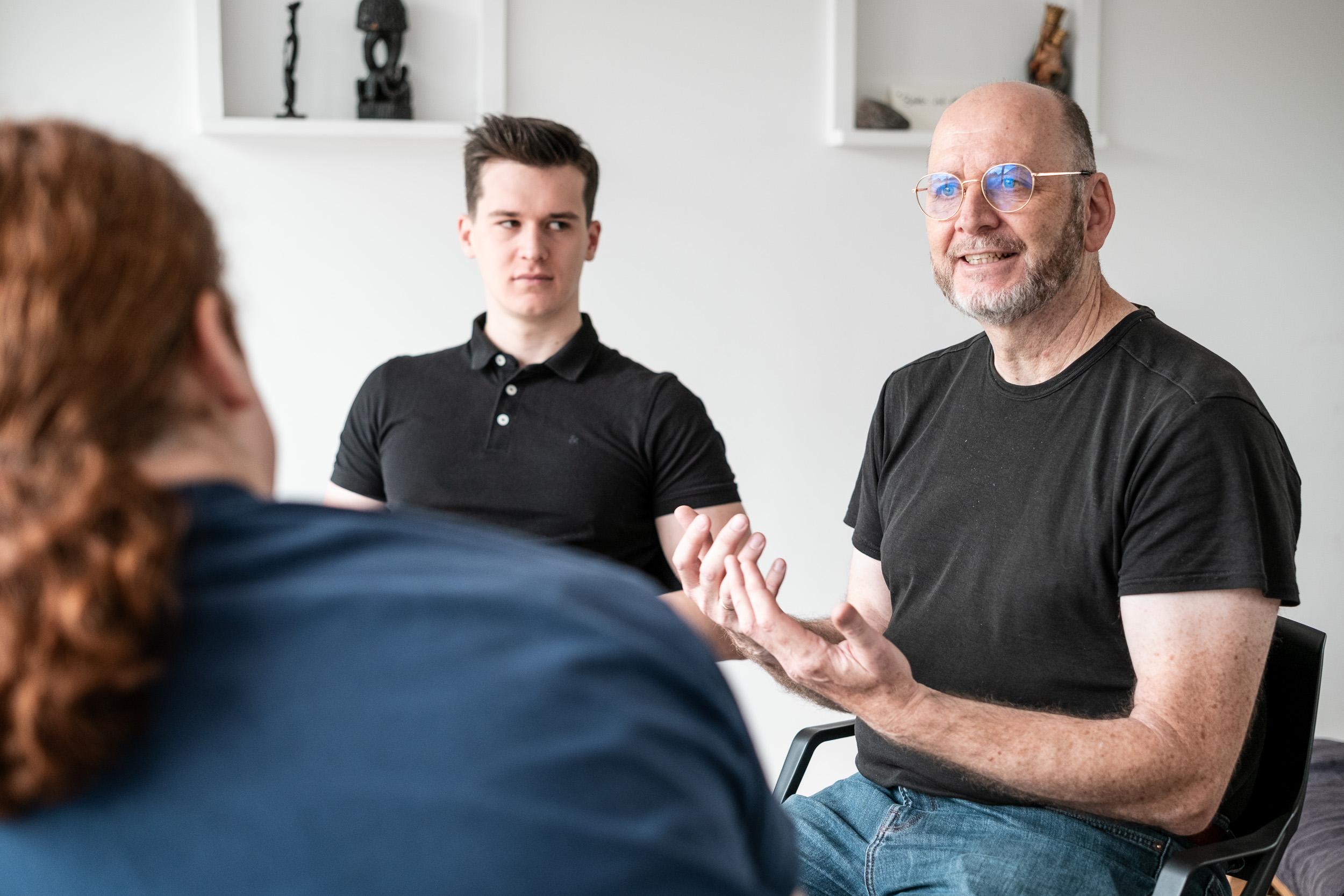 Eldar Dzinvaliuk und Matthias Hakes.