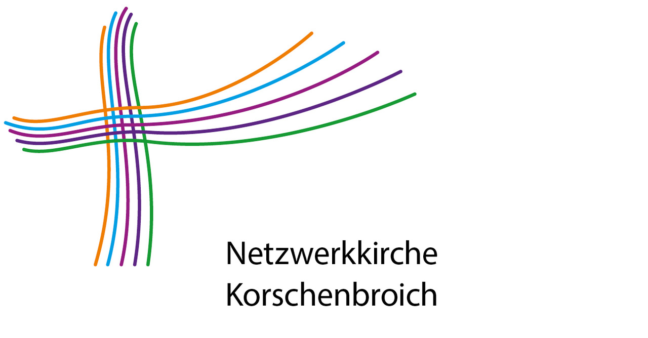 Logo in Form eines Kreuzes der Netzwerkkirche Korschenbroich