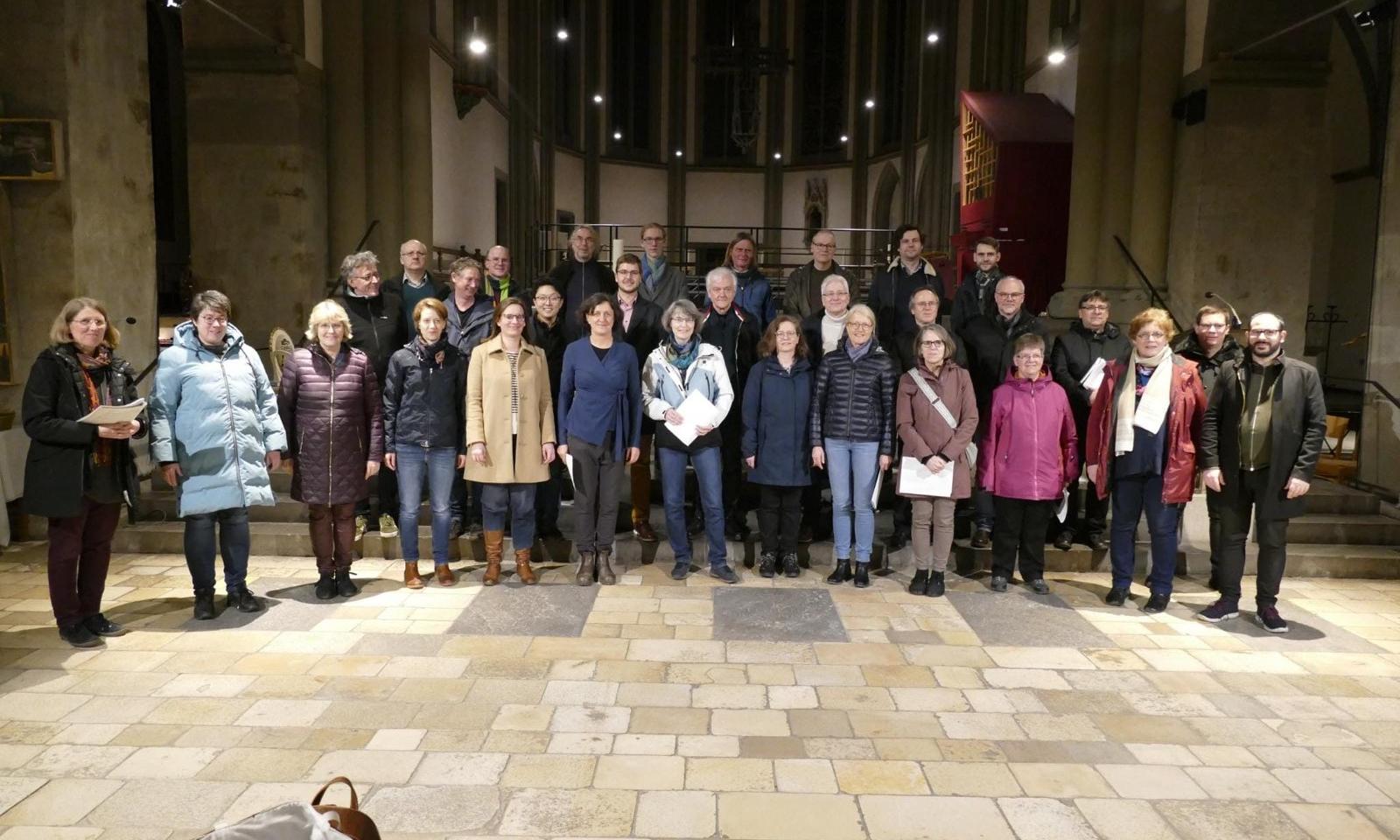 Impressionen der Werkwoche der hauptamtlichen KirchenmusikerInnen 2024 in Mönchengladbach