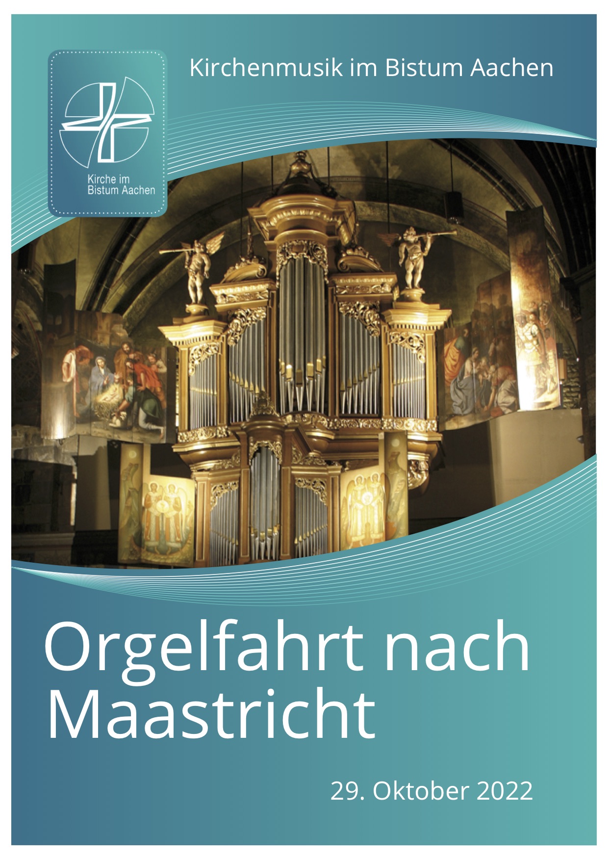 Flyer Orgelfahrt Maastricht 2022 10 29 - Titelseite