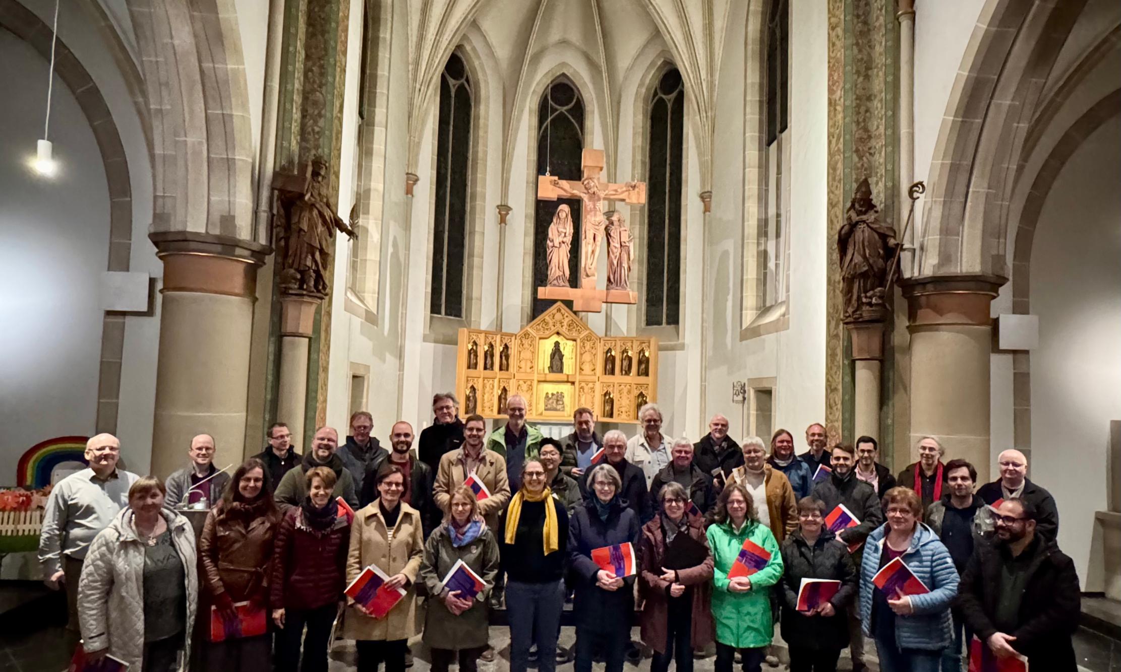 Impressionen der Werkwoche der hauptamtlichen KirchenmusikerInnen 2025 in Mönchengladbach
