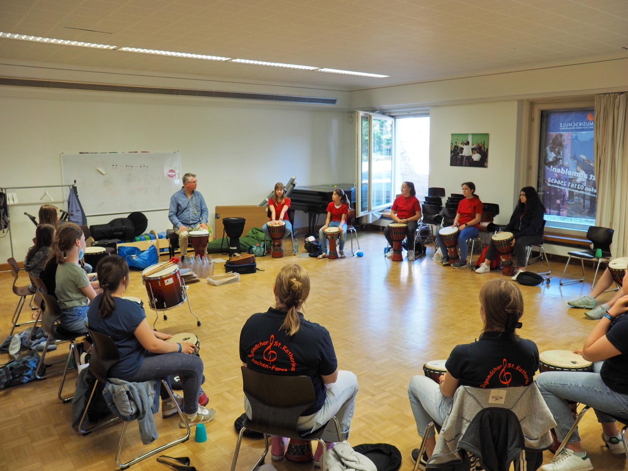Jugendchortag - Trommelworkshop
