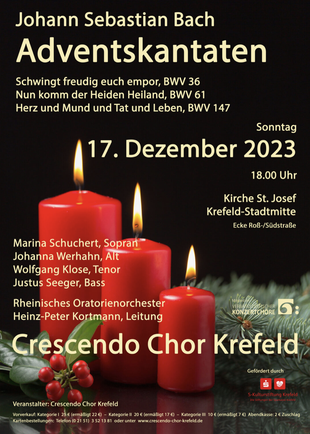 Adventskonzert 23 – Crescendo Chor Krefeld