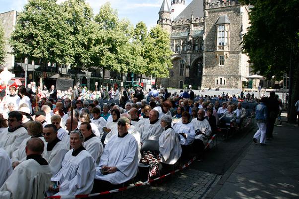 Bilder Heiligtumsfahrt Aachen 2014 Tag der Sakristane