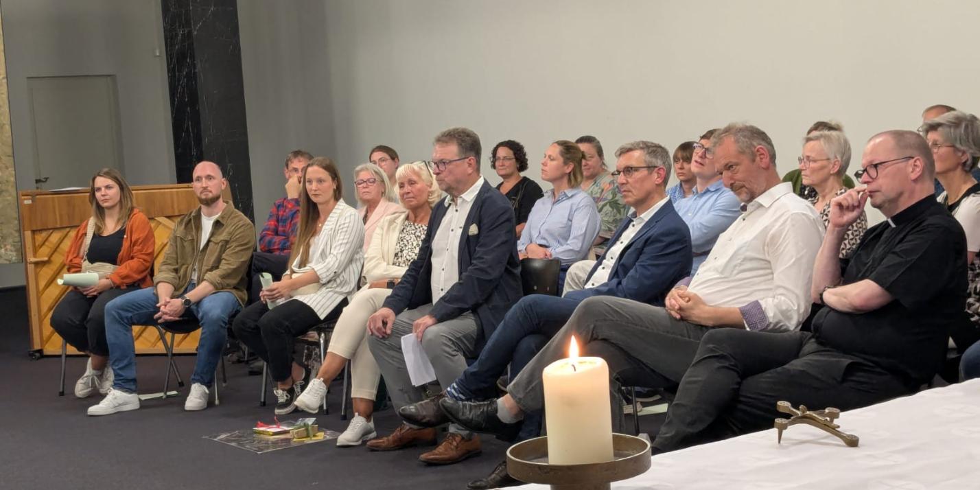 Hövel mit seiner Familie
