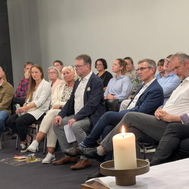 Hövel mit seiner Familie