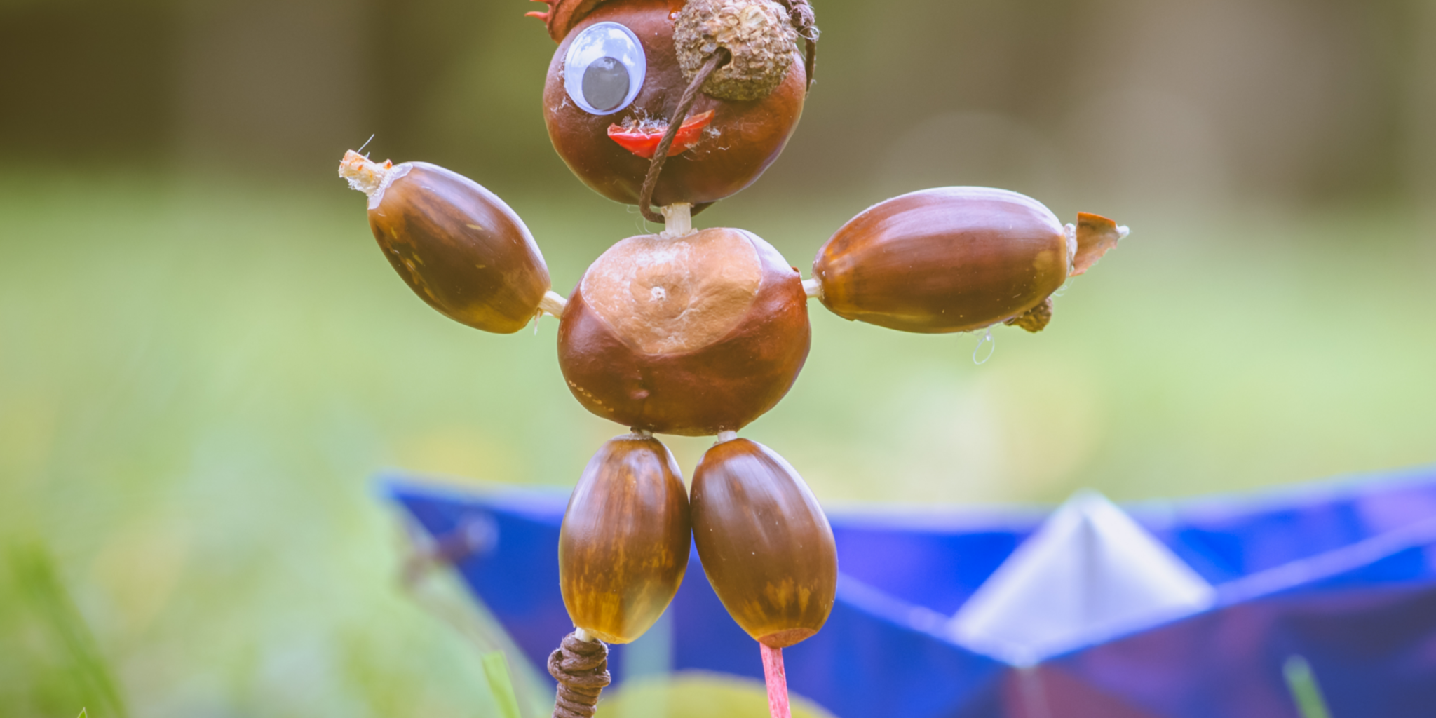 Männchen aus Eicheln und Kastanien (c) Bistum Aachen/Canva Männchen aus Eicheln und Kastanien