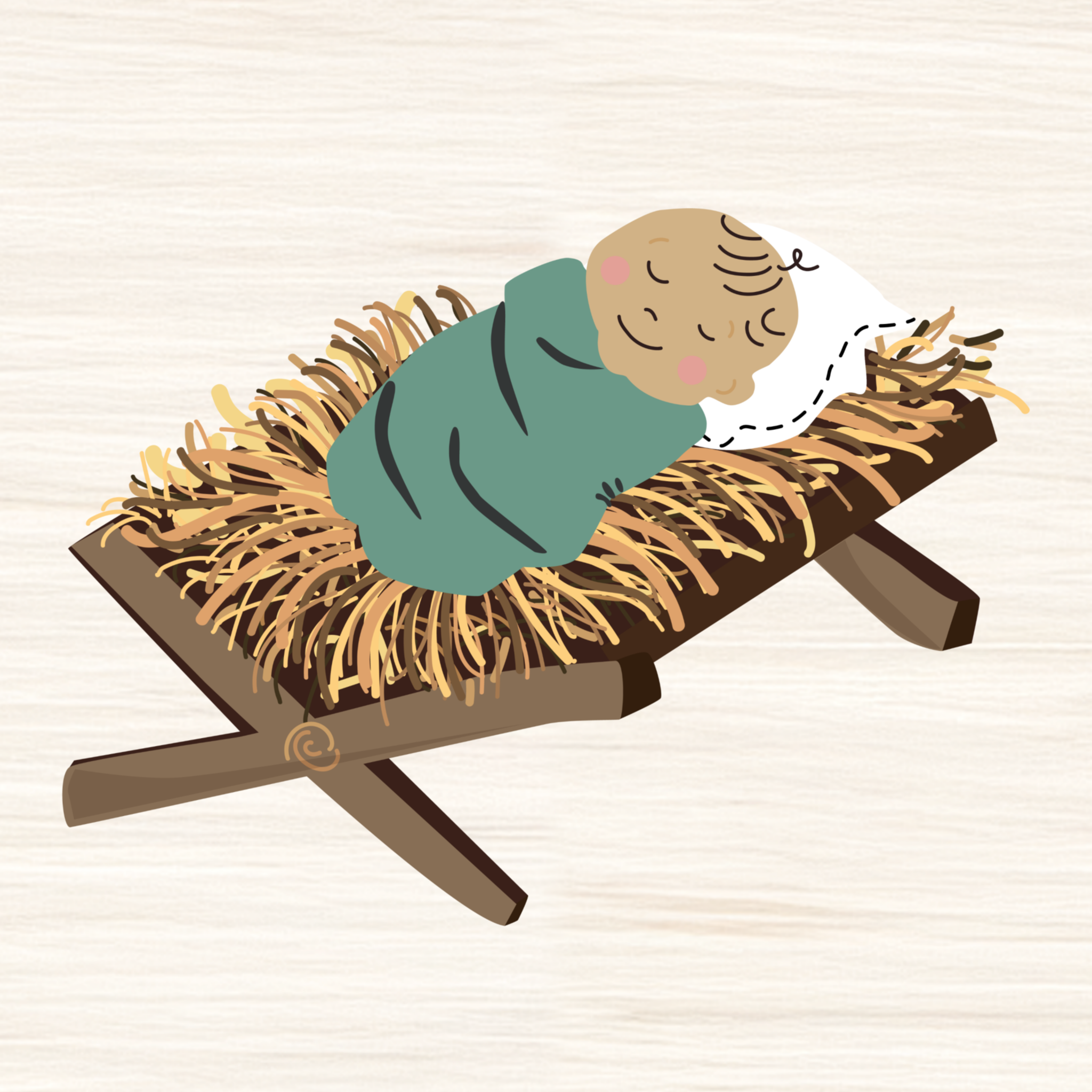 Kachel Christuskind (c) Bistum Aachen Kachel Christuskind