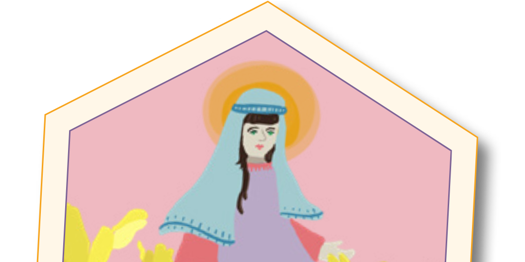 Heilige Barbara als Figur