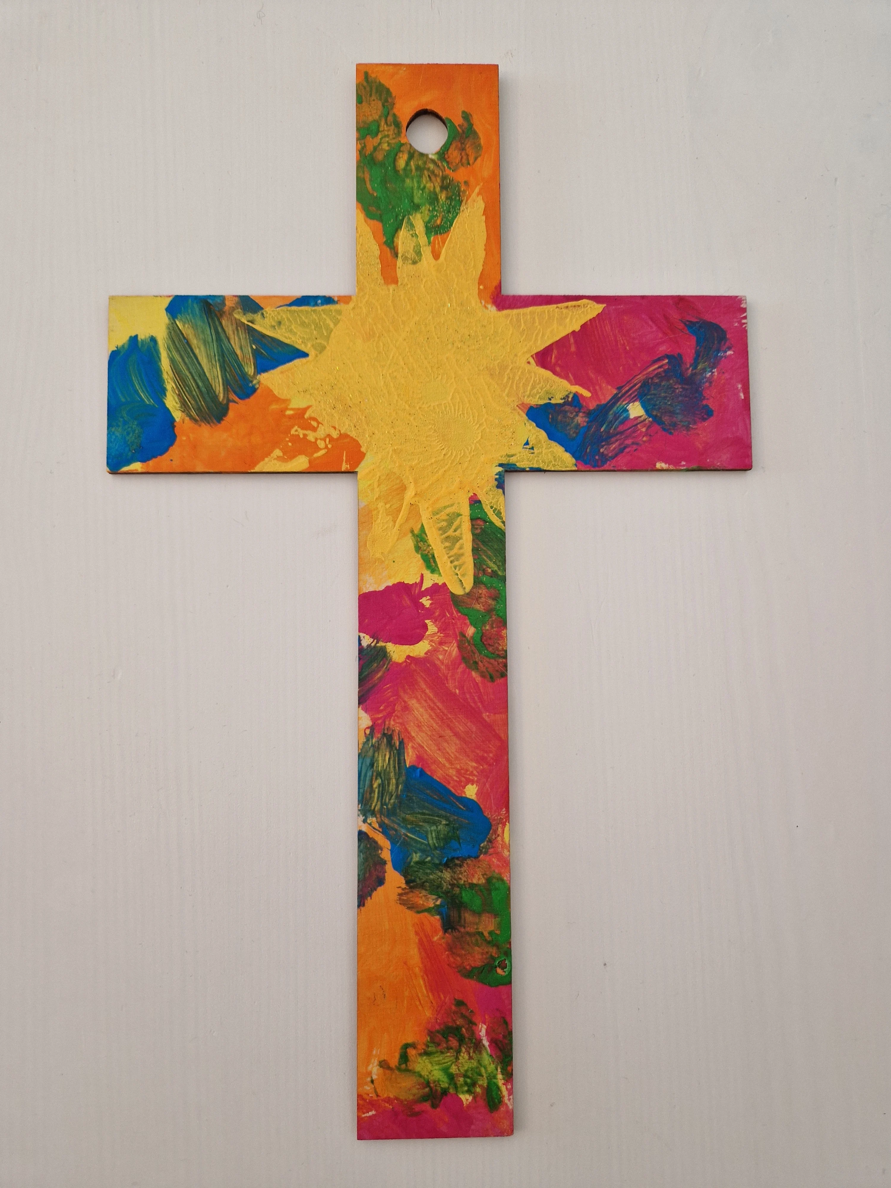 Fastenkreuz, Bastelidee