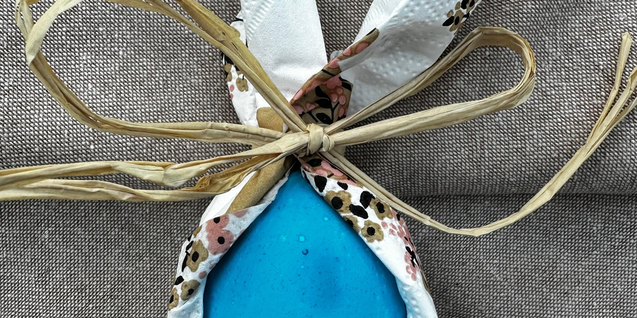 Bastelidee Osterei mit Serviette