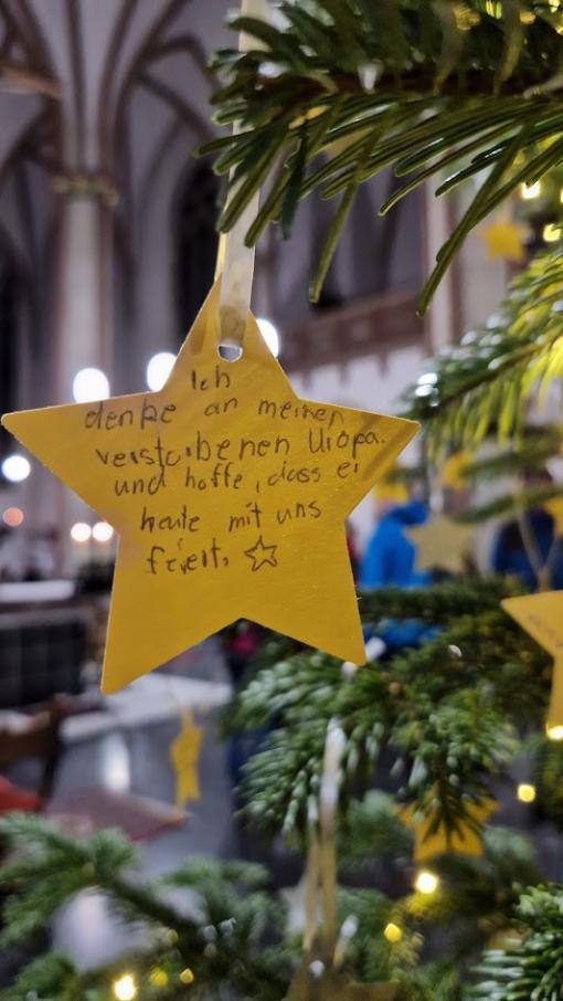 Weihnachten an die denken, für die die Sterne leuchten sollen.