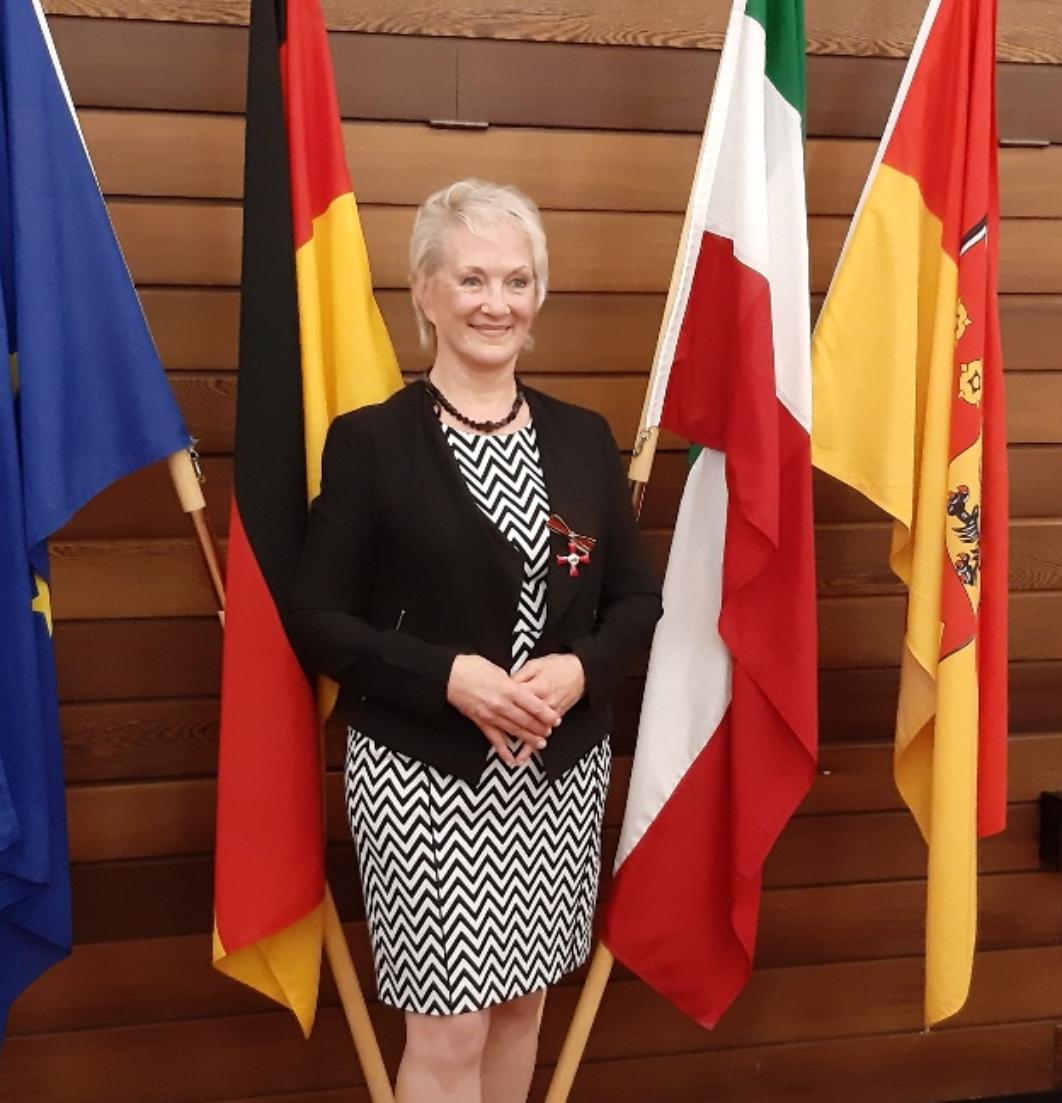 Elke Böhme bei der Ehrung 2019