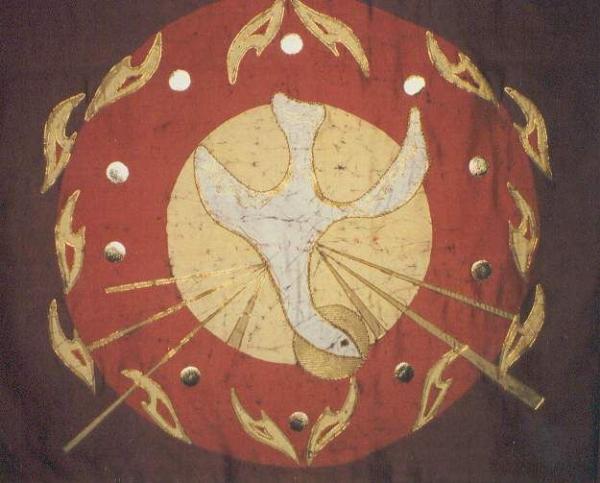 Pfingsten - Batik Antipendium Sr.Quirina PIJ