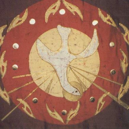 Pfingsten - Batik Antipendium Sr.Quirina PIJ