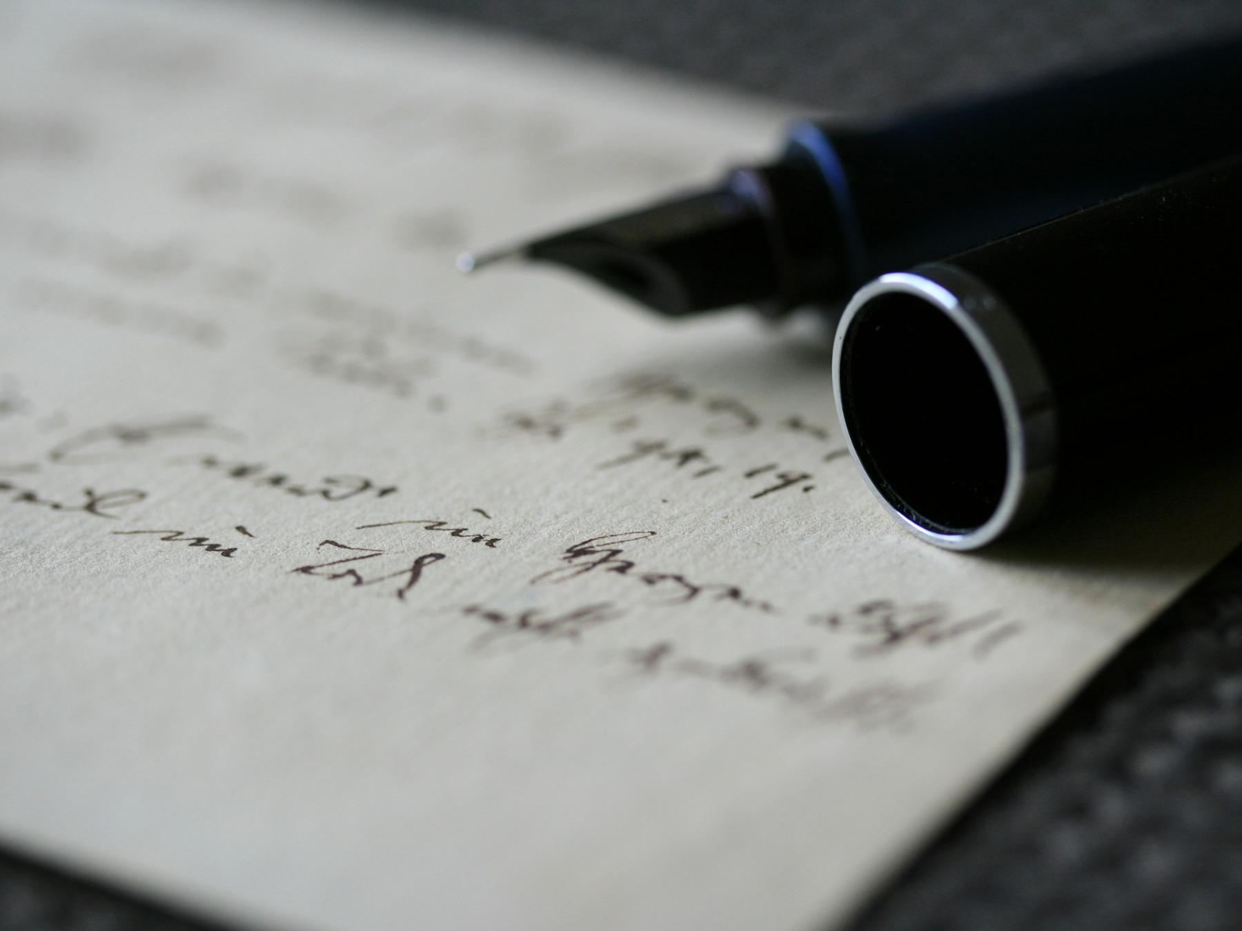 Handschriftlicher Text