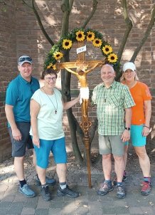 (v.l.): Markus Heuter, Elke und Gottfried Botterweck und Miriam Dreßen.