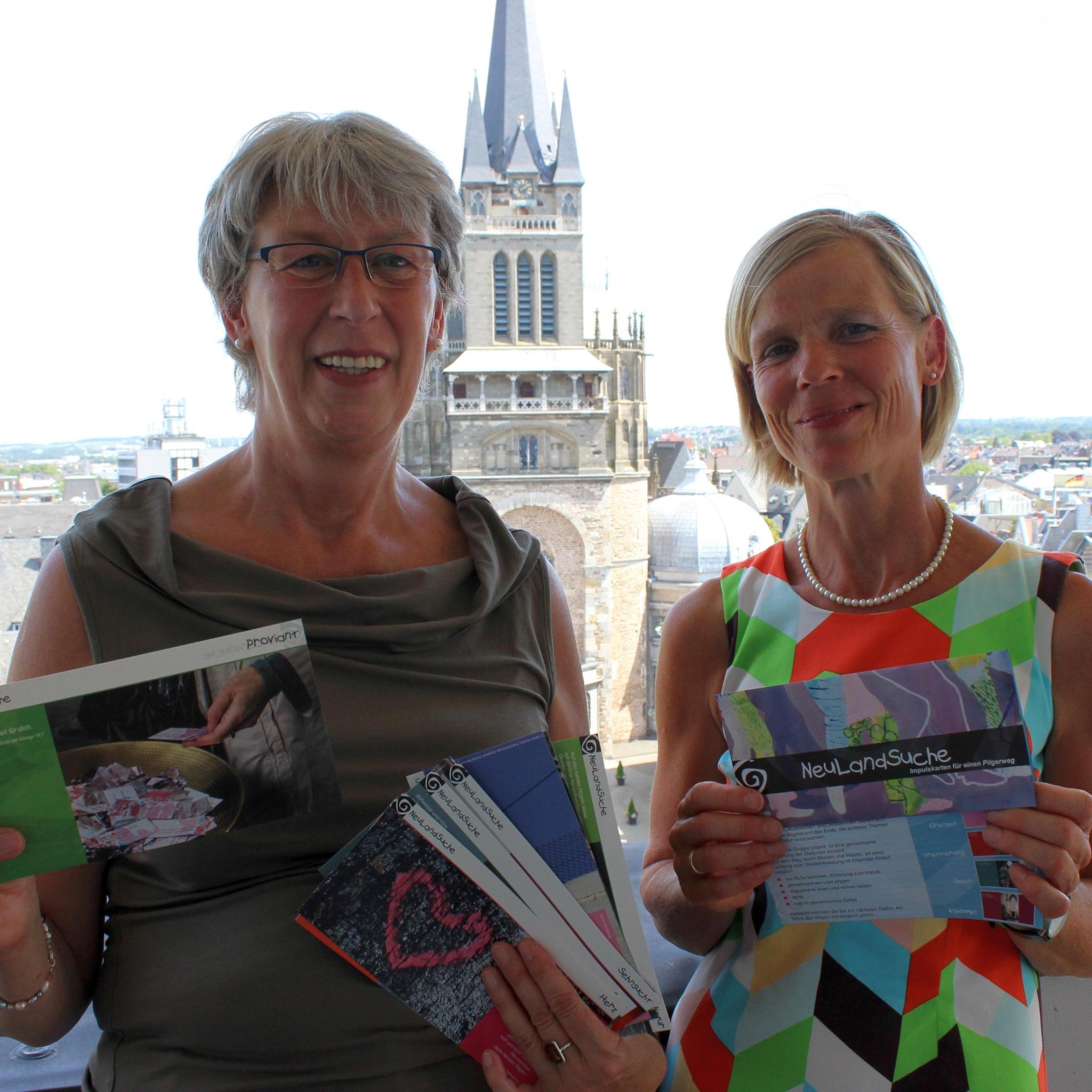Haben die Impulskarten entwickelt: Annette Lenders (l.) und Marielies Schwering.