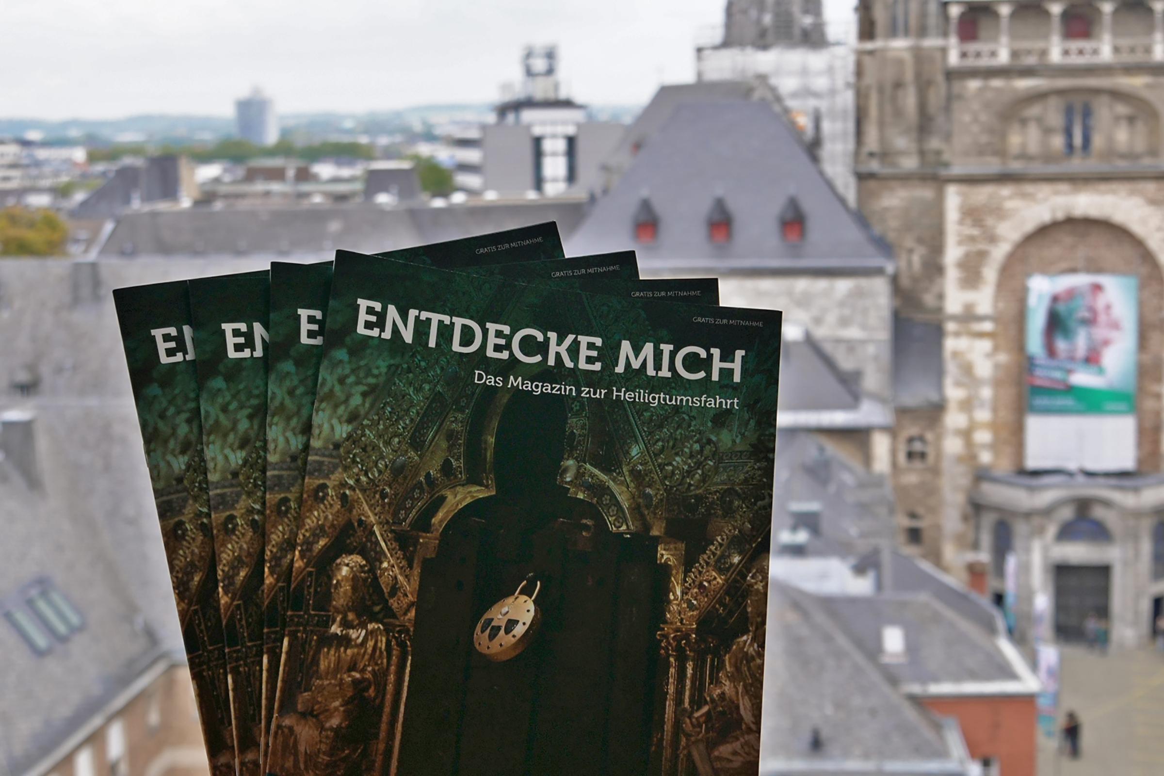 Ein ganzes Magazin rund um die Heiligtumsfahrt Aachen: „Entdecke mich“- lautet der Titel.