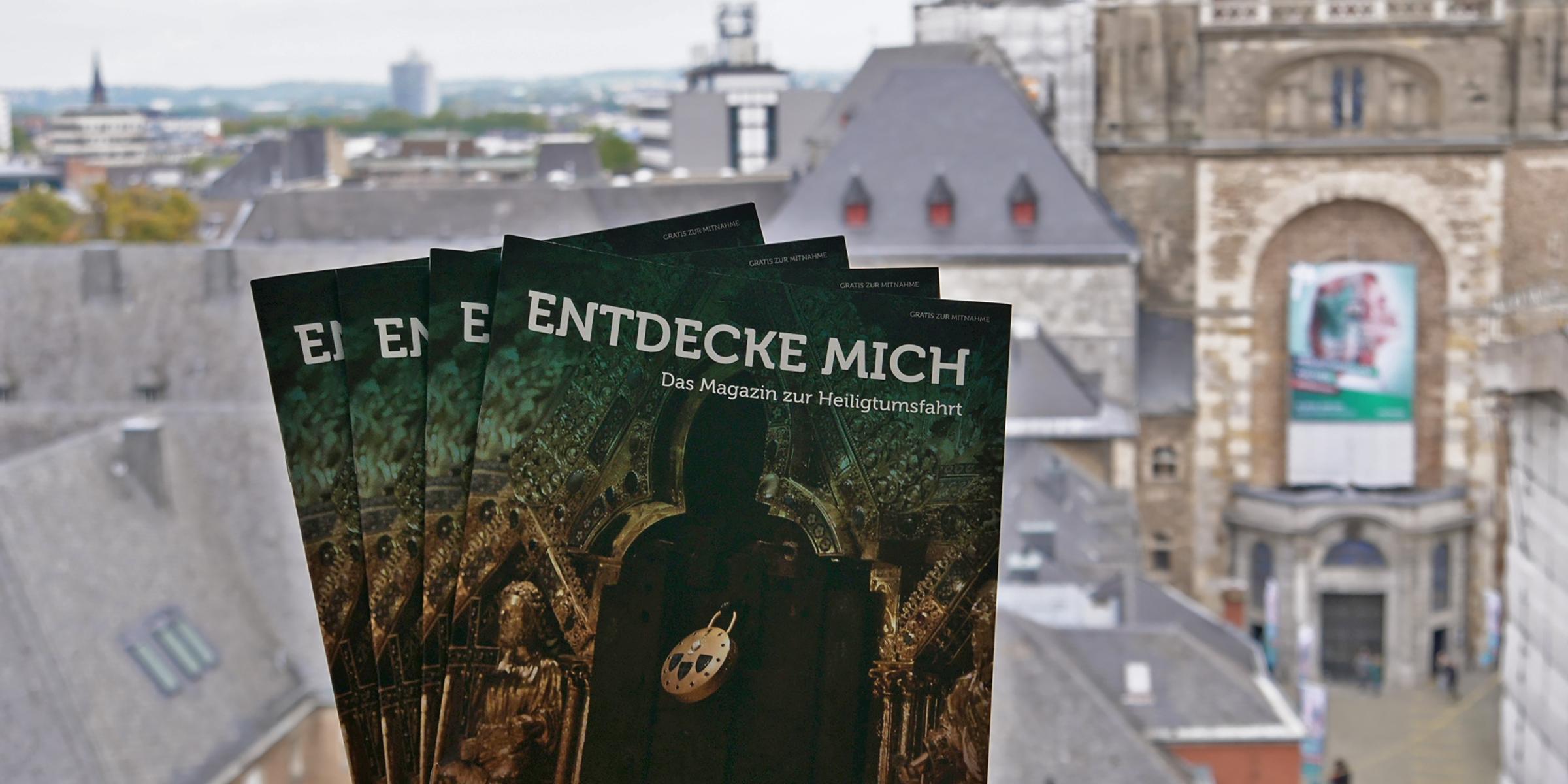Ein ganzes Magazin rund um die Heiligtumsfahrt Aachen: „Entdecke mich“- lautet der Titel.