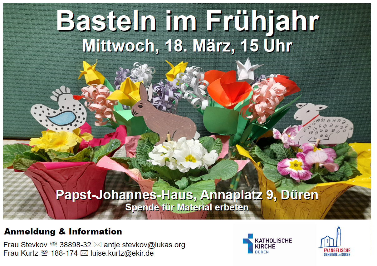 Basteln im Frühjahr