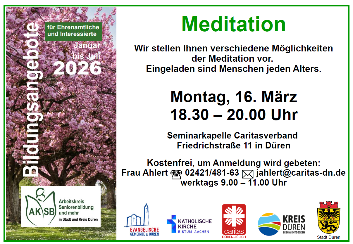 Meditation März 26