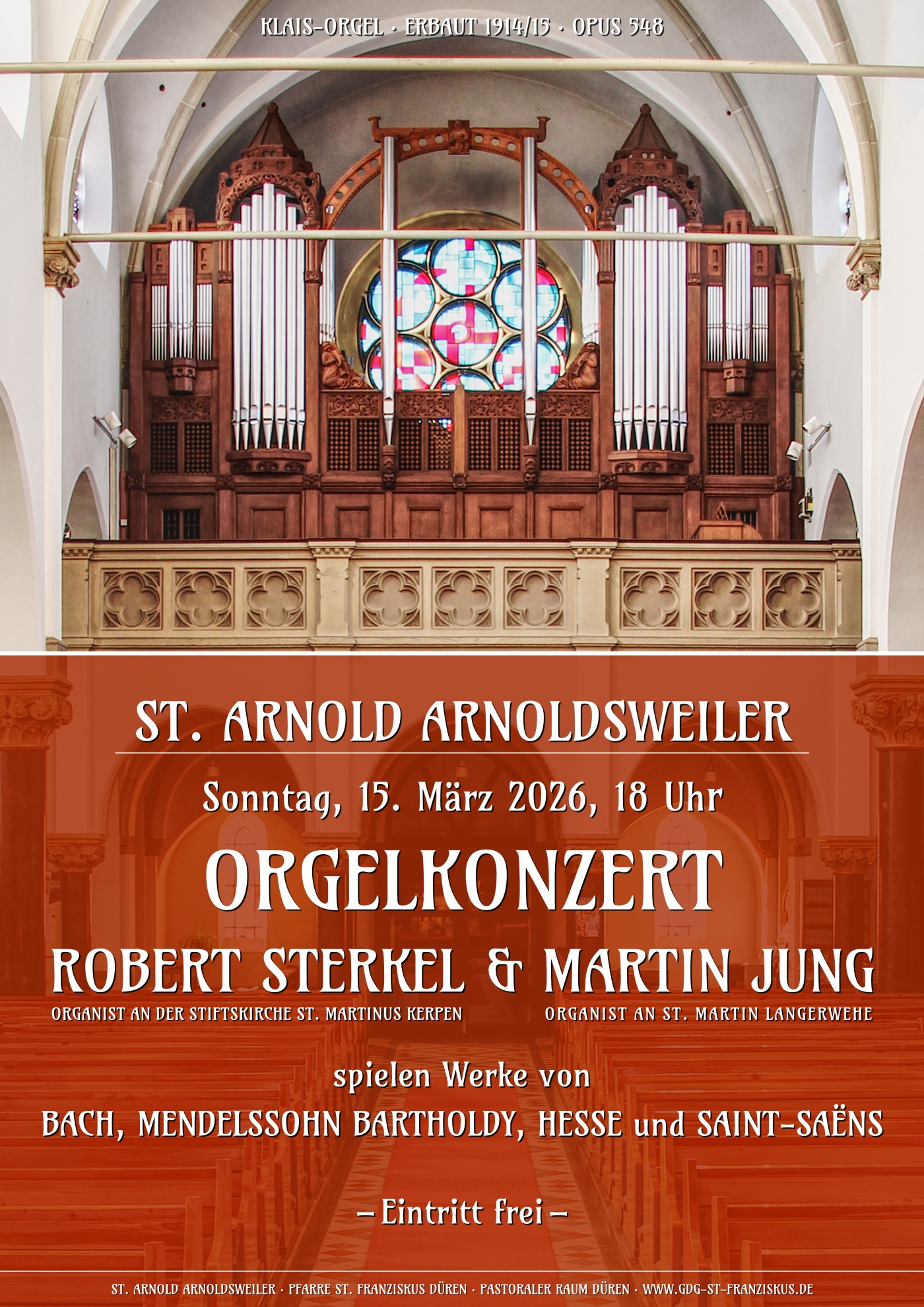 Orgelkonzert Arnoldsweiler