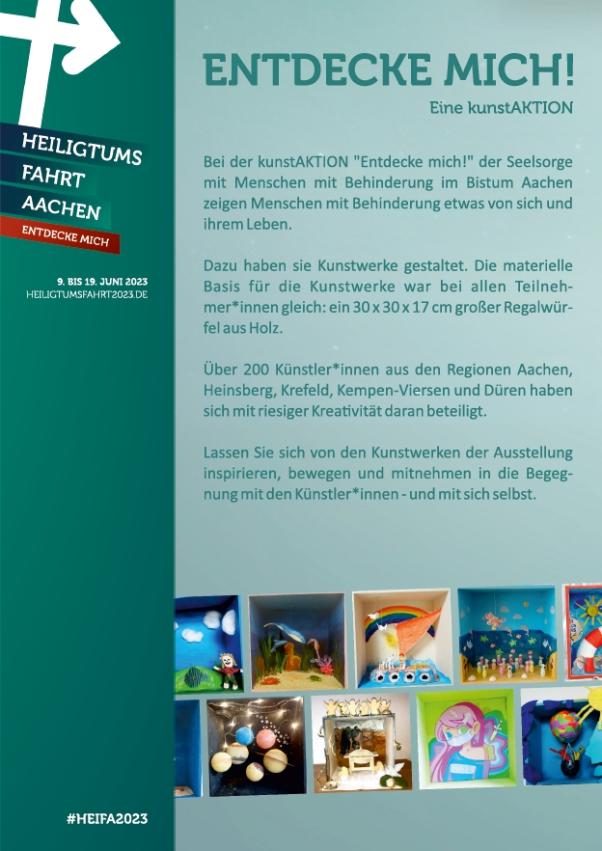 Plakat Kunstaktion Rückseite