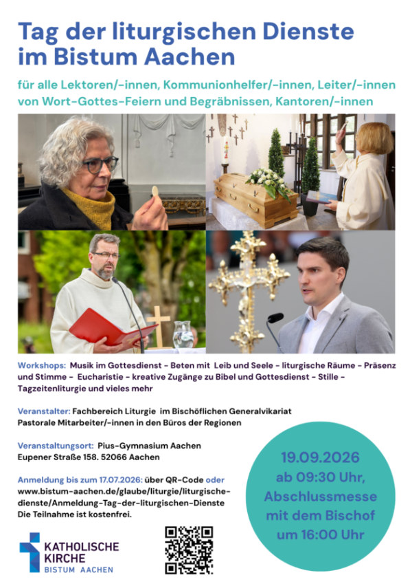 Plakat Tag der liturgischen Dienste Sept. 2026