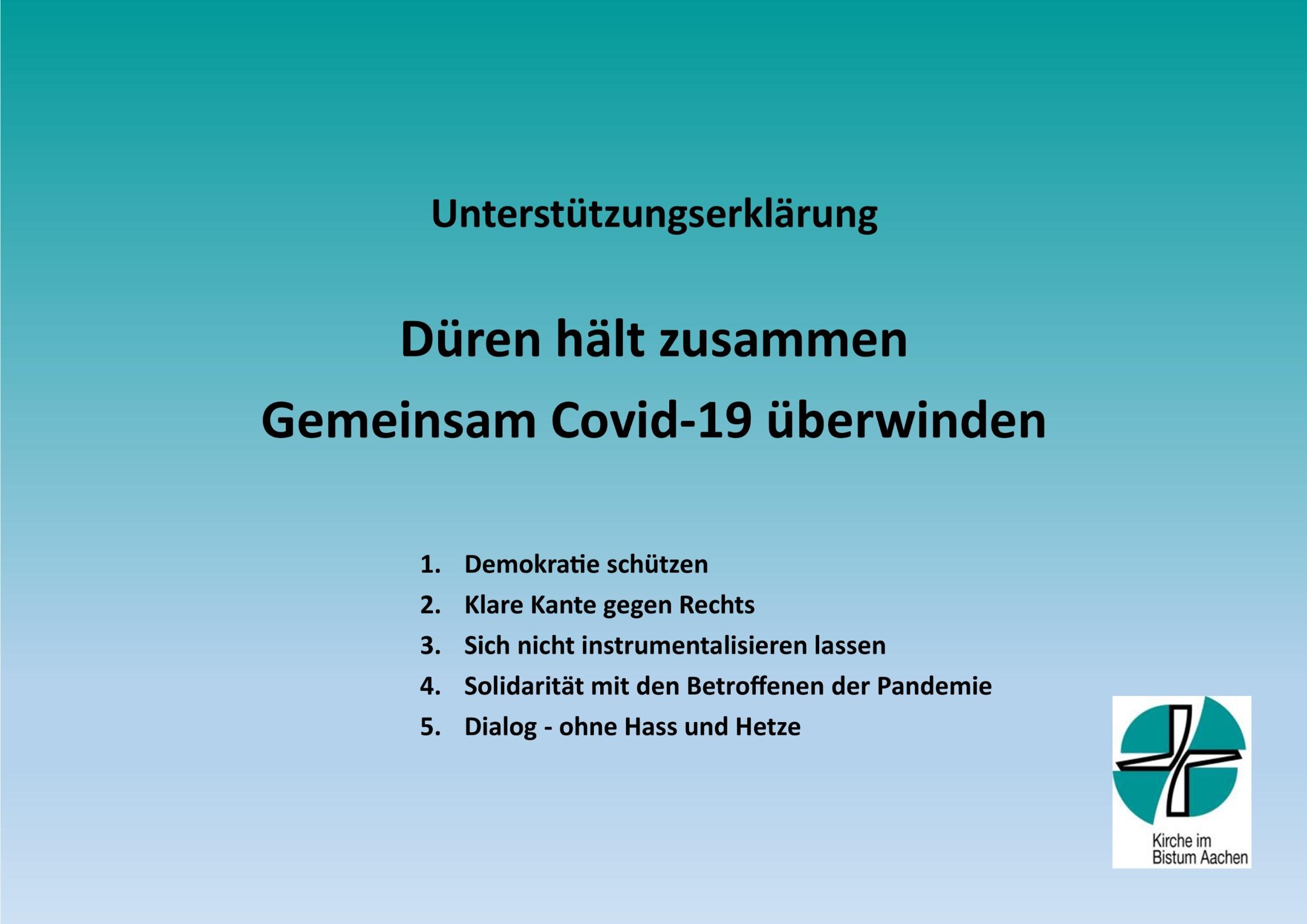Unterstützungserklärung
