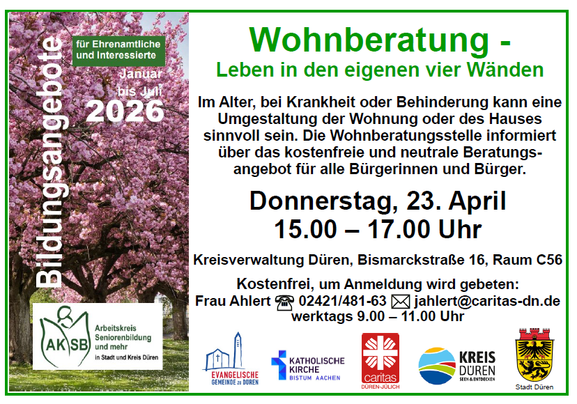 Wohnberatung April 2026