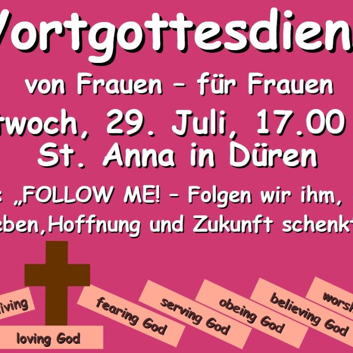 Wortgottesdienst für Frauen 2026