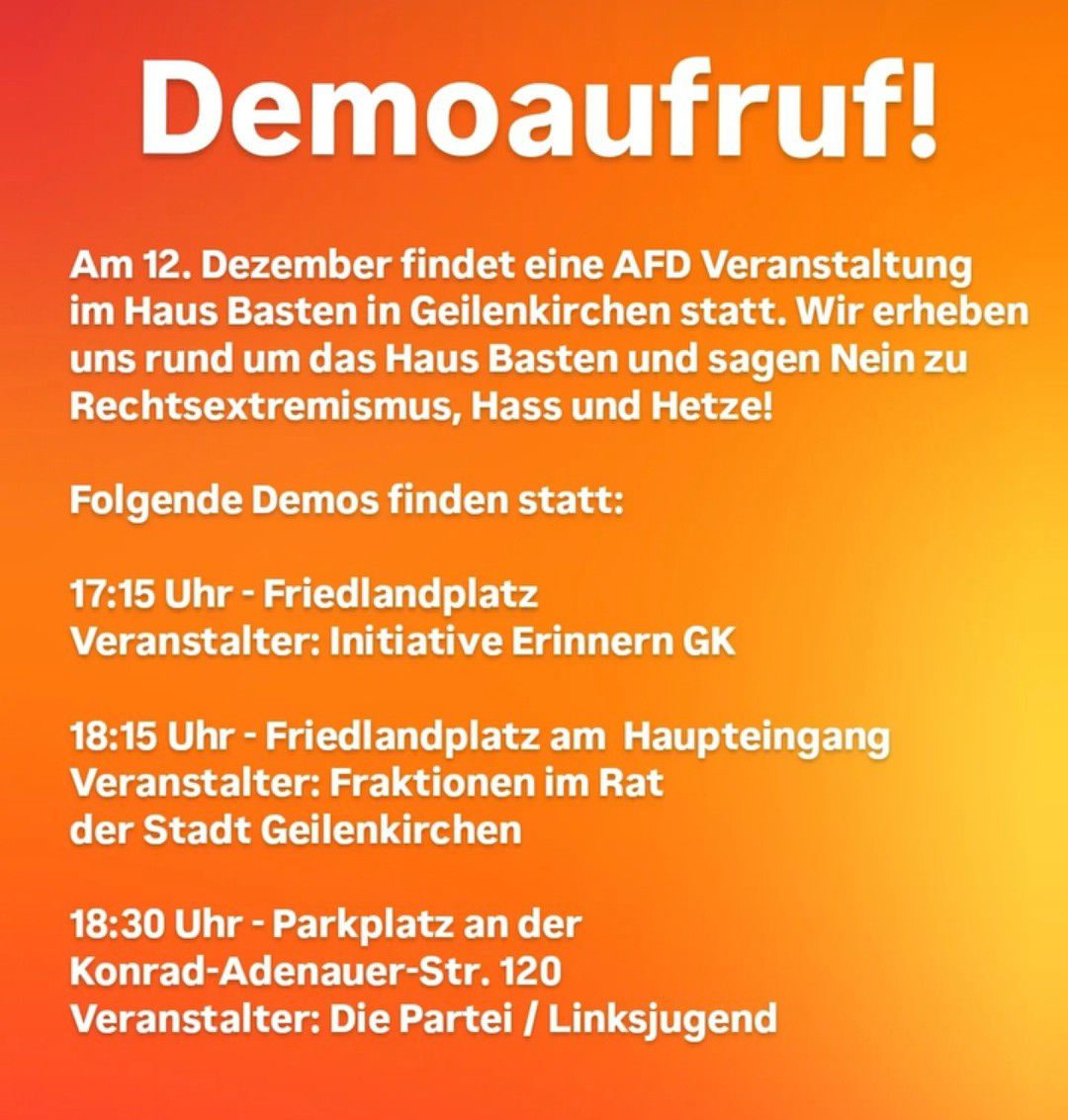 Demoaufruf