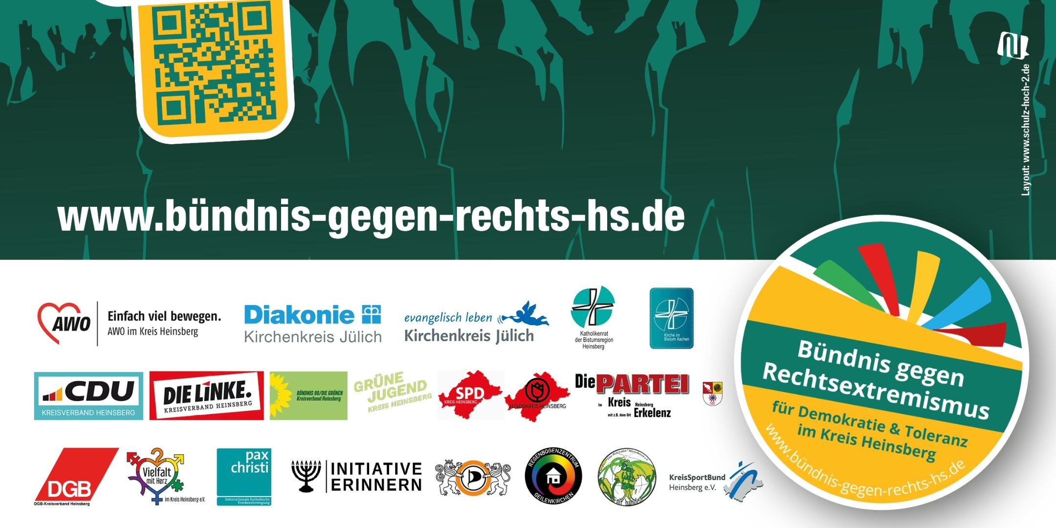 Plakat Kundgebung Demokratie verteidigen