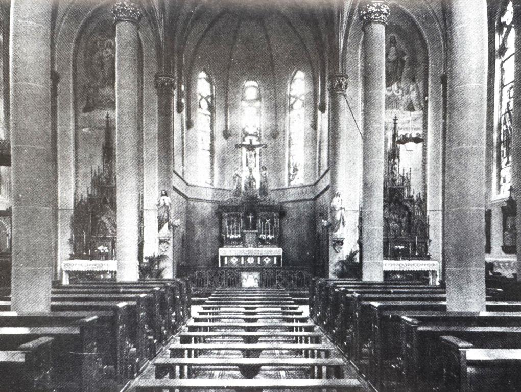 Alte Albertuskirche vor der Zerstörung 1944