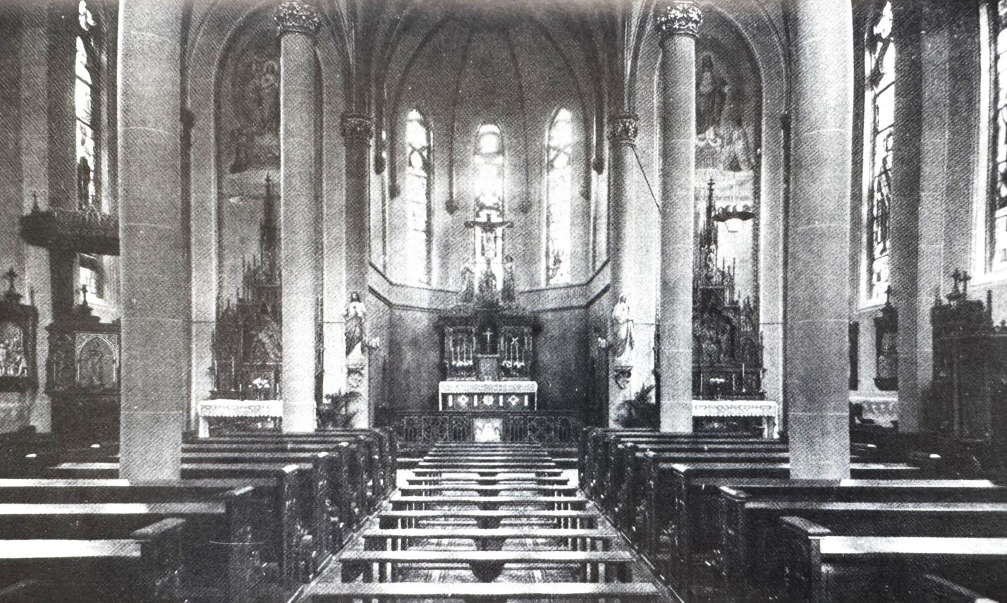 Alte Albertuskirche vor der Zerstörung 1944