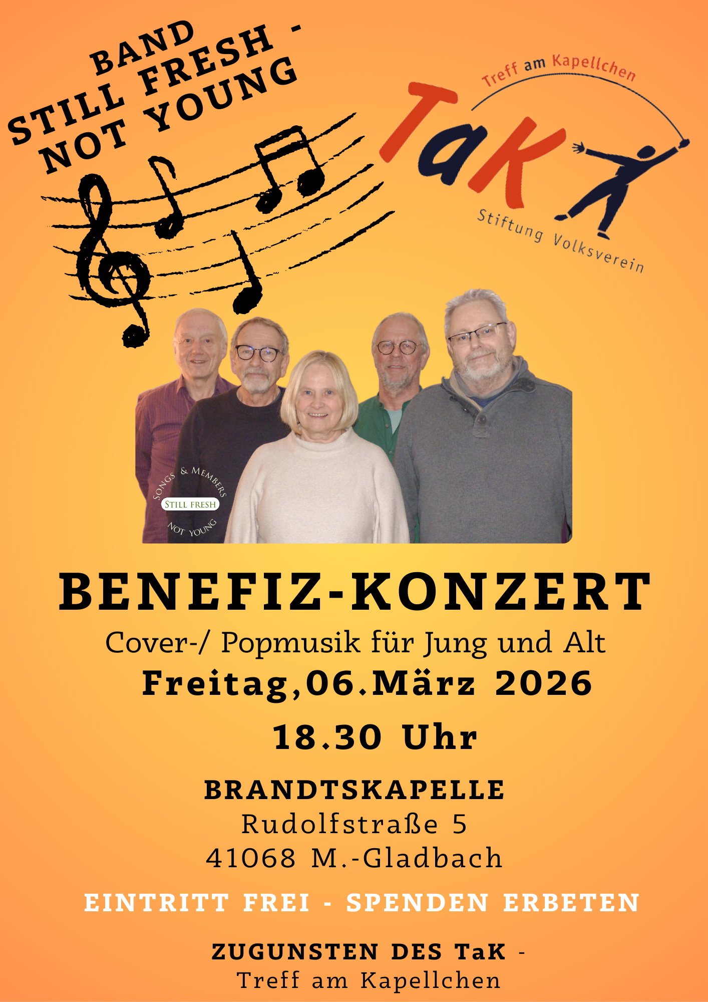 Still fresh -Not young Konzert 06.03.2026