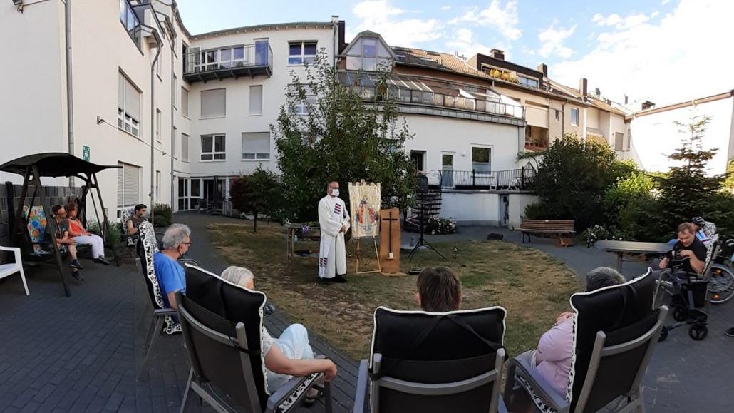 Bild Draußengottesdienst Wohnverbund Erkelenz
