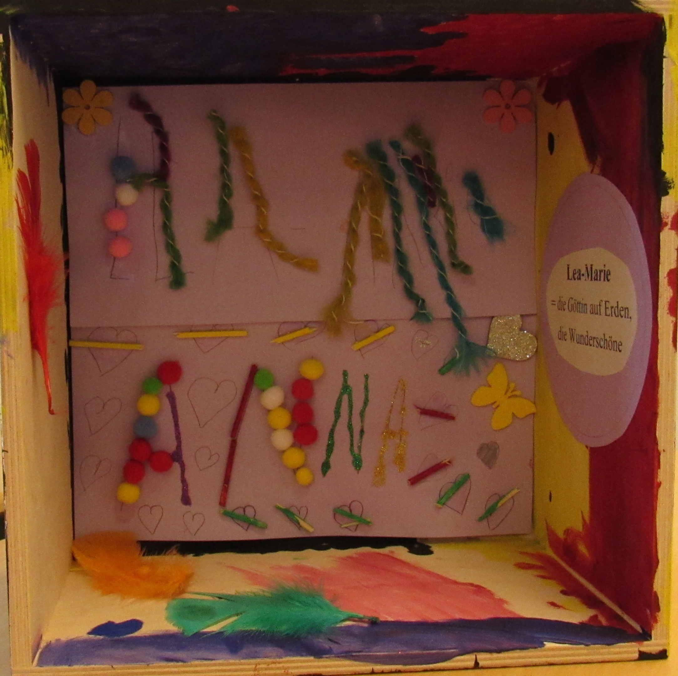 Mein Name zeigt mir...Lea-Marie Anna Kleebachschule